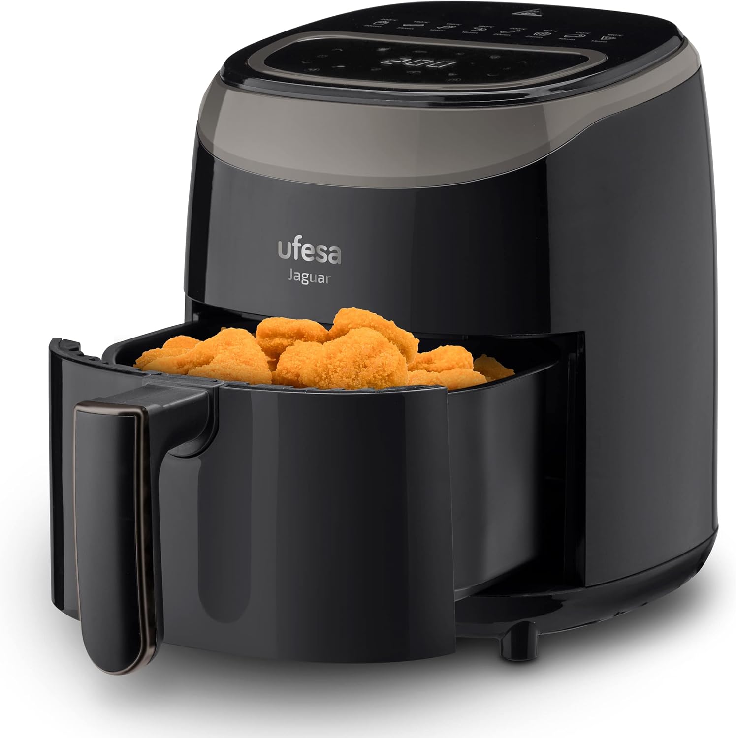 Ufesa Magister Freidora de Aire sin Aceite Airfryer de 12L, 12 Programas, 1850W, Temporizador, Temperatura 200ºC, 6 Accesorios Incluidos, Sin BPA, Exclusivo