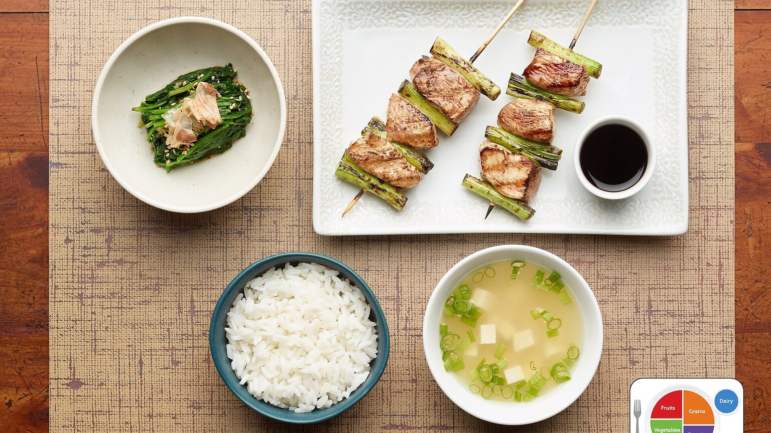 Brochettes de poulet marinées et dorées à l'airfryer