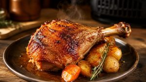 Cuisse de dinde à l&rsquo;airfryer : temps de cuisson au poids et recette