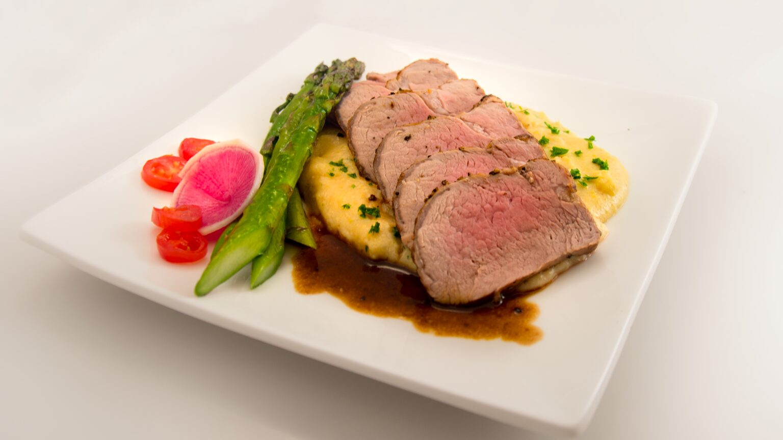 Filet mignon de porc doré et juteux à l'airfryer