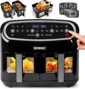 Duronic AF34 : avis sur l&rsquo;airfryer livré avec trois tiroirs